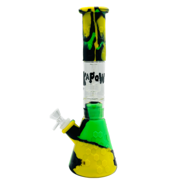 KAPOW KAPOW SILICONE HONEYCOMB BONG-S404