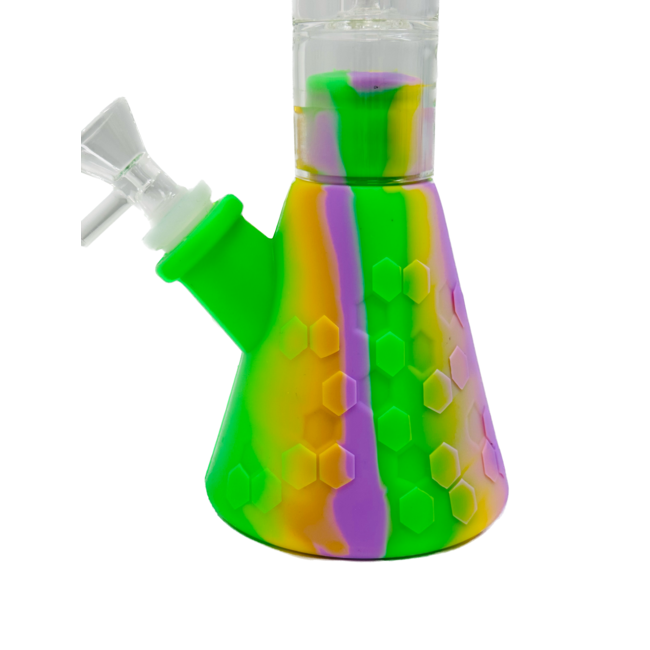KAPOW KAPOW SILICONE HONEYCOMB BONG-S404