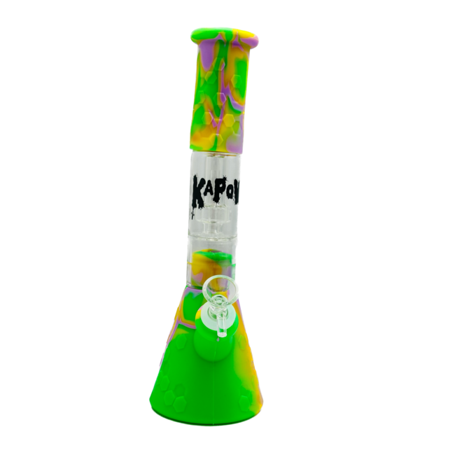 KAPOW KAPOW SILICONE HONEYCOMB BONG-S404