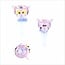 KAPOW 14/18MM CUTE CAT GLASS BOWL-CC462-2 IN 1