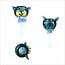 KAPOW 14/18MM CUTE CAT GLASS BOWL-CC462-2 IN 1