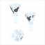 CRYSTAL GLASS 14MM DIAMOND GLASS BOWL CC404