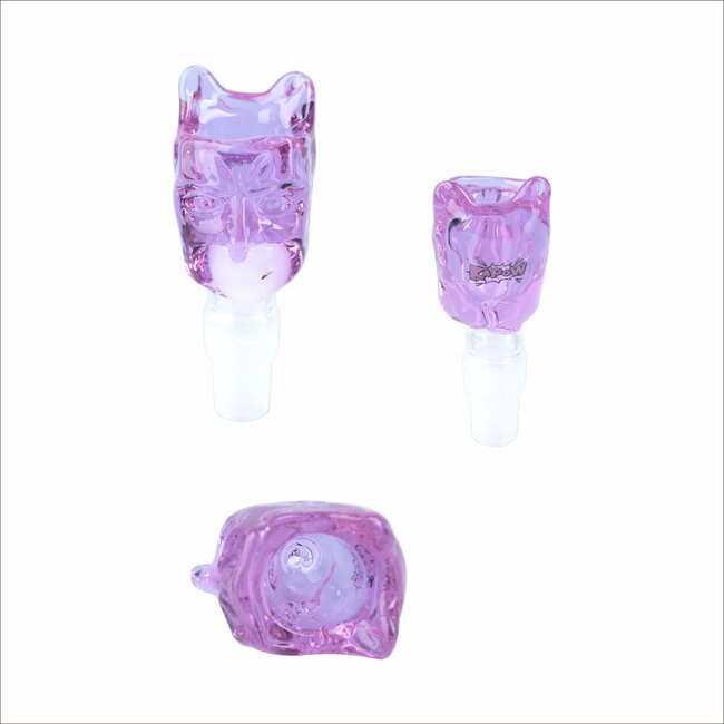 KAPOW 14/18MM  SCARED FACE GLASS BOWL