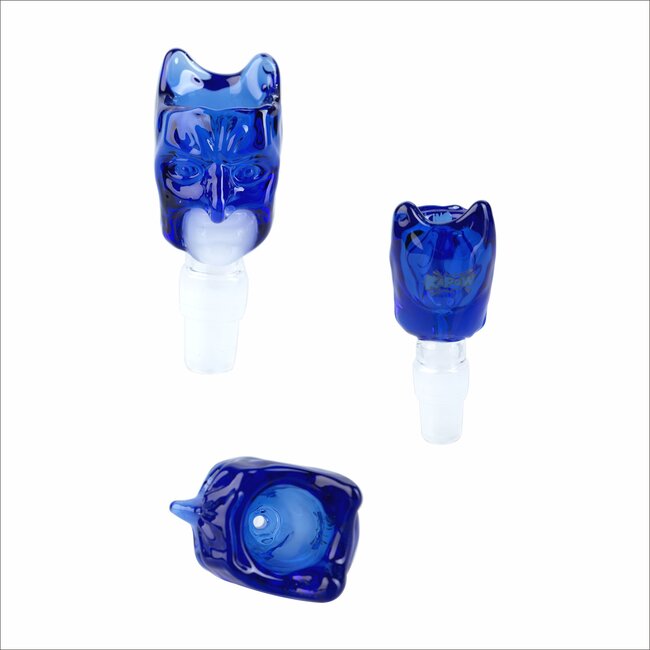 KAPOW 14/18MM  SCARED FACE GLASS BOWL
