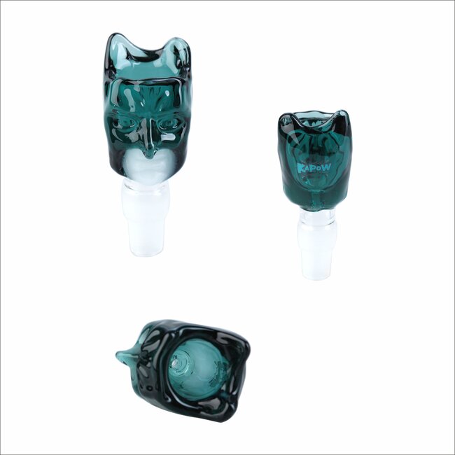 KAPOW 14/18MM  SCARED FACE GLASS BOWL