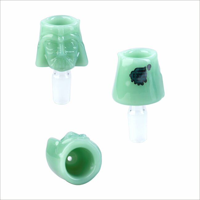 CRYSTAL GLASS 14MM DARTH VADER GLASS BOWL CC407