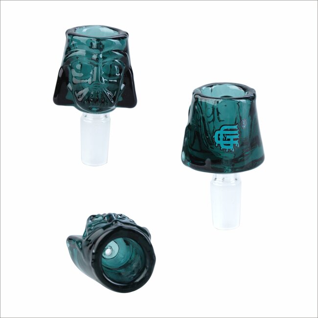 CRYSTAL GLASS 14MM DARTH VADER GLASS BOWL CC407