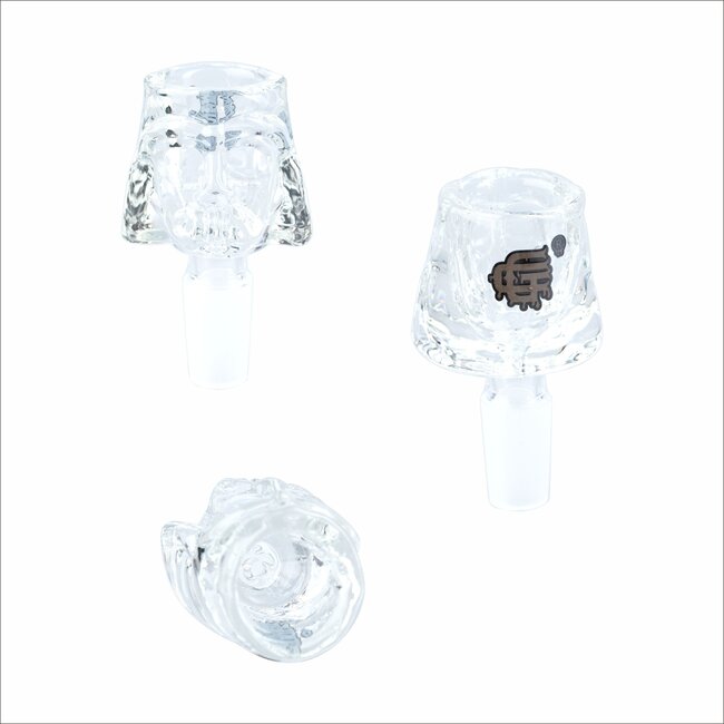 CRYSTAL GLASS 14MM DARTH VADER GLASS BOWL CC407