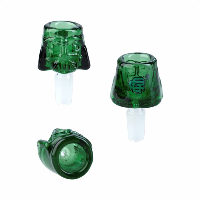 CRYSTAL GLASS 14MM DARTH VADER GLASS BOWL CC407