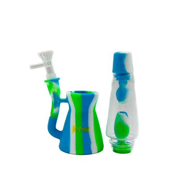 KAPOW KAPOW THE TWIN POT SILICONE BONG-S444