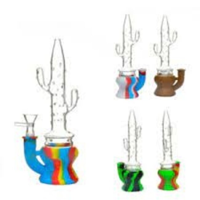 KAPOW KAPOW THE CACTUS POT SILICONE BONG-S451