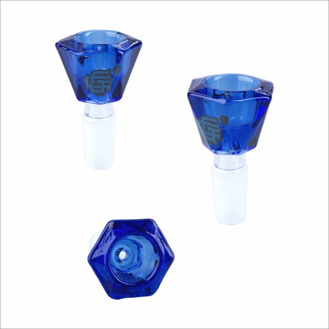 CRYSTAL GLASS 14MM CUTTING SHAPE GLASS BOWL CC408