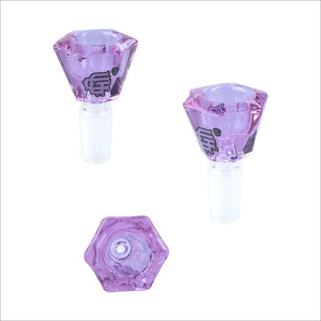 CRYSTAL GLASS 14MM CUTTING SHAPE GLASS BOWL CC408