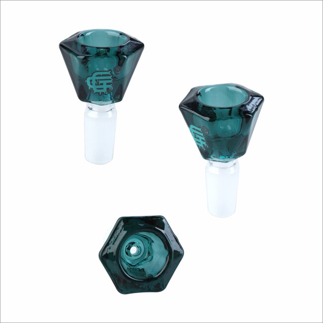 CRYSTAL GLASS 14MM CUTTING SHAPE GLASS BOWL CC408