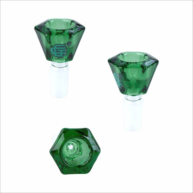 CRYSTAL GLASS 14MM CUTTING SHAPE GLASS BOWL CC408
