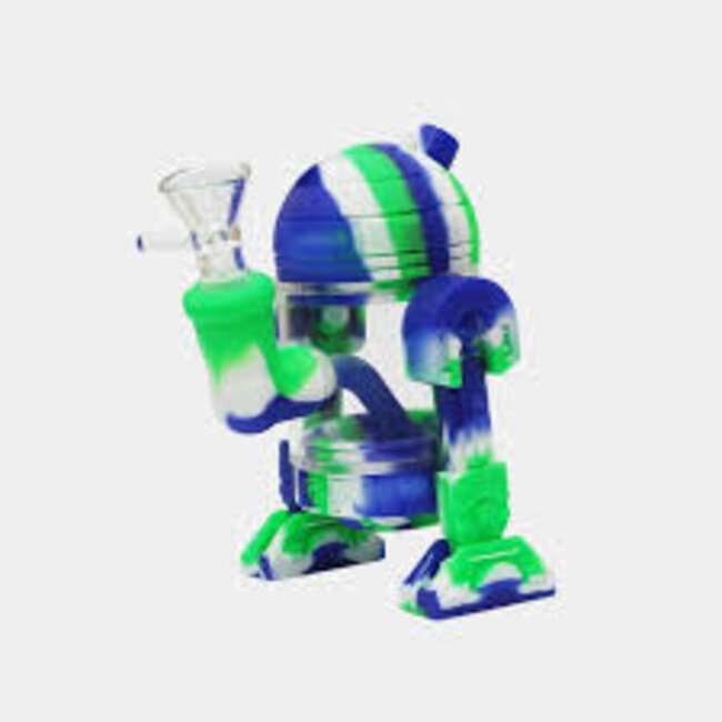KAPOW KAPOW THE ROBOT SILICONE BONG-S462