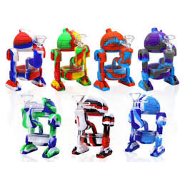 KAPOW KAPOW THE ROBOT SILICONE BONG-S462