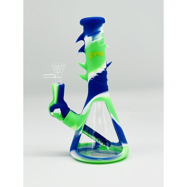KAPOW KAPOW FOUR SIDED EYE POT SILICONE BONG-S443