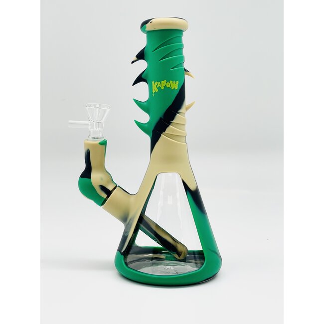 KAPOW KAPOW FOUR SIDED EYE POT SILICONE BONG-S443