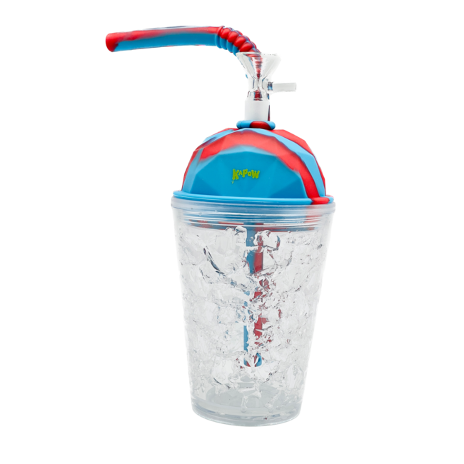 KAPOW KAPOW STRAIGHT  CUP ICE BONG-S456