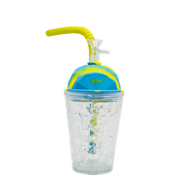 KAPOW KAPOW STRAIGHT  CUP ICE BONG-S456