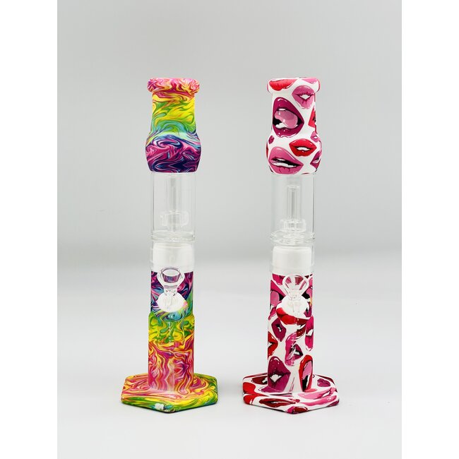 KAPOW KAPOW STRAIGHT SILICONE BONG-S91-1