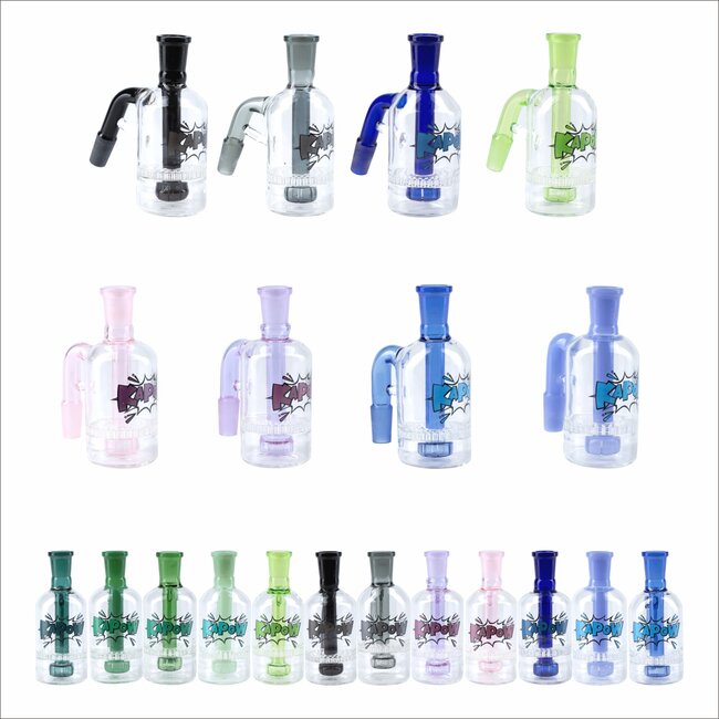 KAPOW KAPOW ASH CATCHER 14MM HONEYCOMB PERCOLATOR CE15