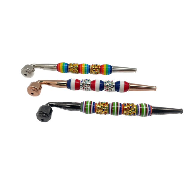 BIG NOSE-LIE  BEAD METAL PIPE-YD152