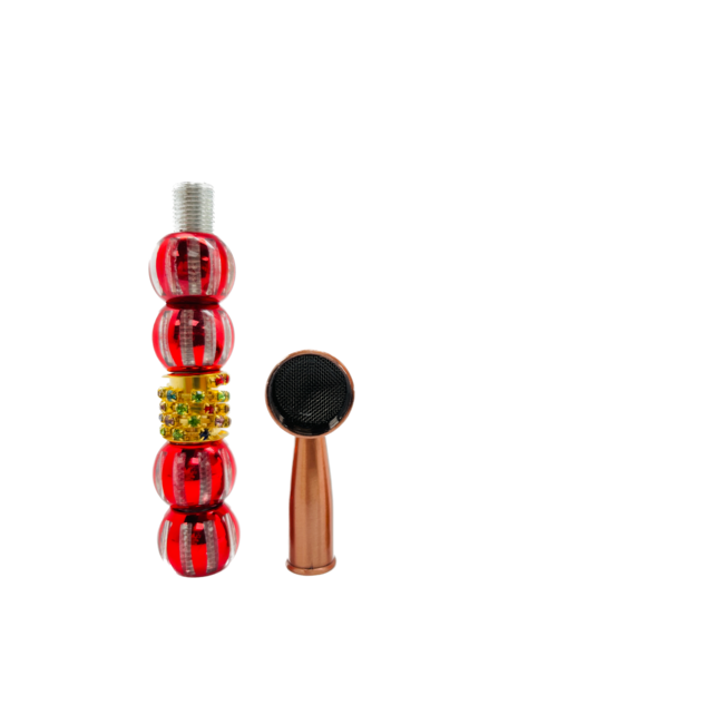 FOUR MARBLE METAL PIPE-YD069