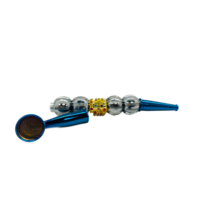 FOUR MARBLE METAL PIPE-YD069