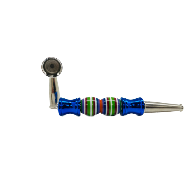 SHISHA VAPE PEN ROUND BEAD METAL PIPE-YD155