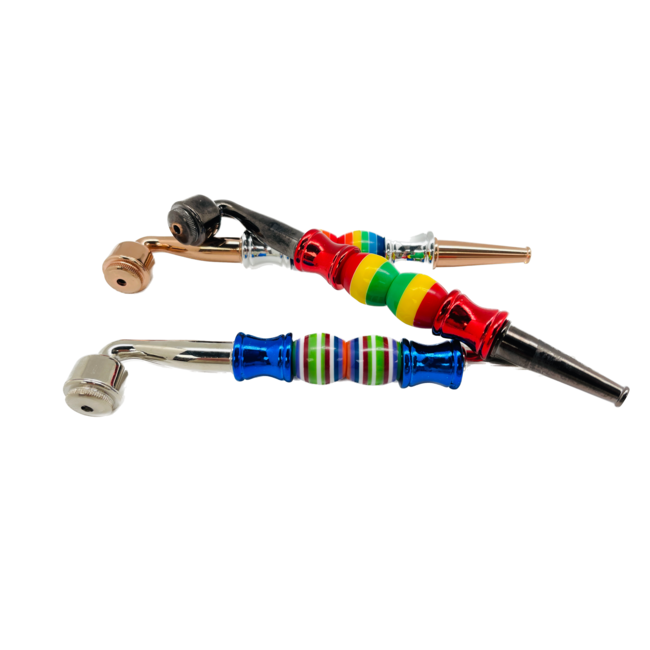 SHISHA VAPE PEN ROUND BEAD METAL PIPE-YD155