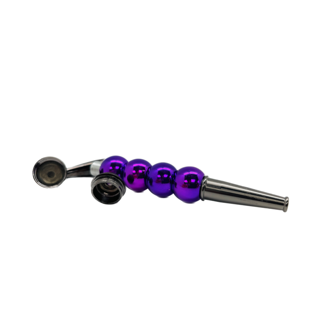 FOUR BEADS METAL PIPE-YD087