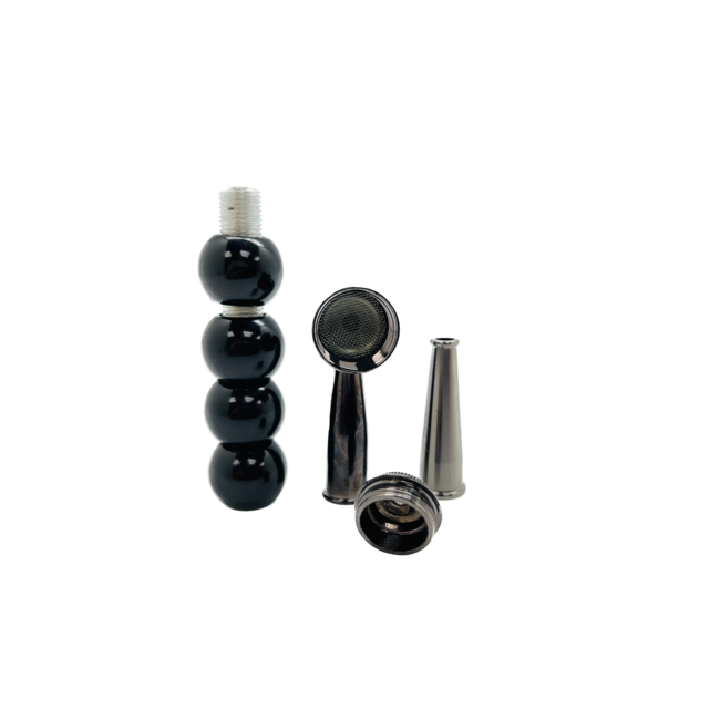 FOUR BEADS METAL PIPE-YD087