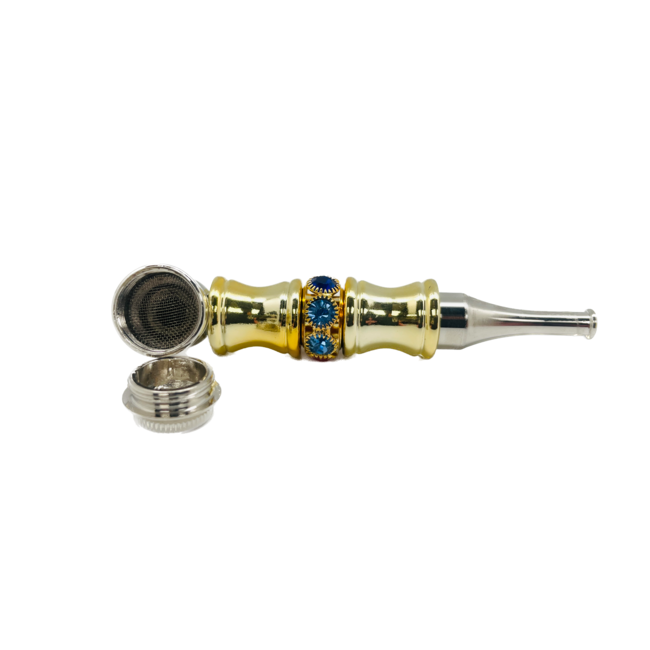 ENAMEL INLAID METAL PIPE-YD124