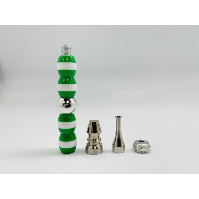 RAINBOW COLOURED BEADED METAL PIPE-YD142