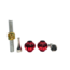 DOUBLE PUMPKIN WITH STONE SHORT  METAL PIPE-YD076