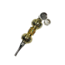 DOUBLE PUMPKIN WITH STONE SHORT  METAL PIPE-YD076