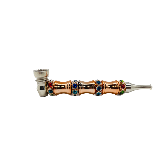 DIAMOND BEAD STRAIGHT ROD METAL PIPE-YD079