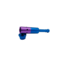 BLUE  WINE BOTTLE METAL PIPE-YD191