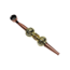 DOUBLE PUMPKIN WITH STONE LONG METAL PIPE-YD075