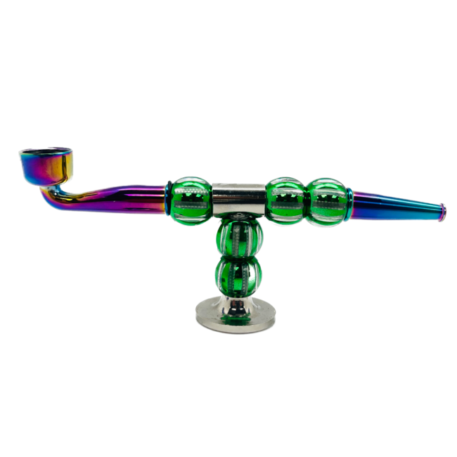 METAL PIPE MULTI COLOUR WITH GREEN -YD158