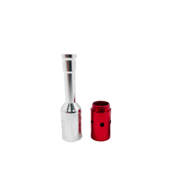 SILVER WINE BOTTLE METAL PIPE-YD191