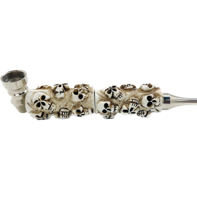 PORTABLE SKULL METAL PIPE-YD4110