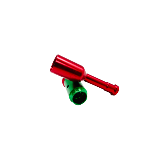 RED  WINE BOTTLE METAL PIPE-YD191