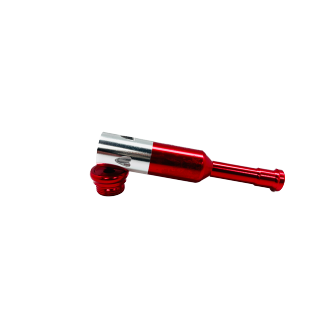 RED  WINE BOTTLE METAL PIPE-YD191