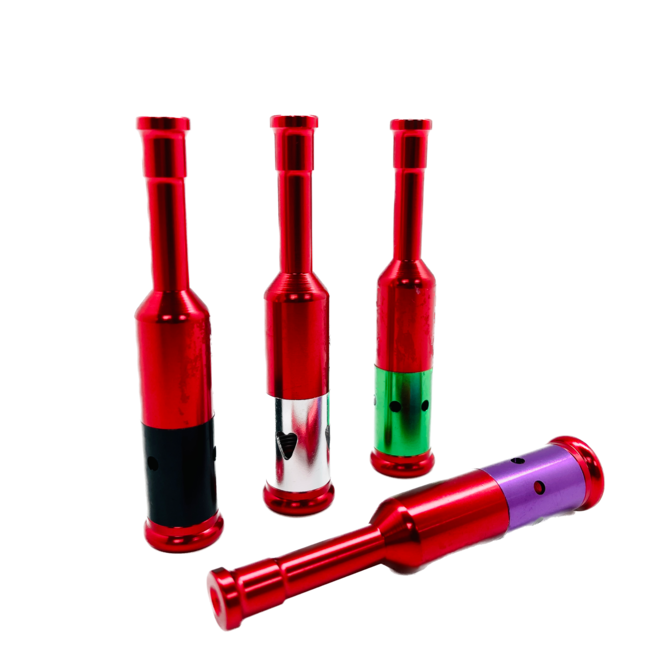 RED  WINE BOTTLE METAL PIPE-YD191