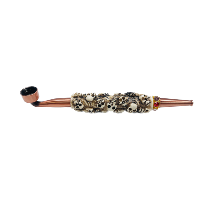 BIG SKULL THEME NOVELTY METAL PIPE-YD082