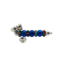 BLUE ENAMEL GEM METAL PIPE-YD071