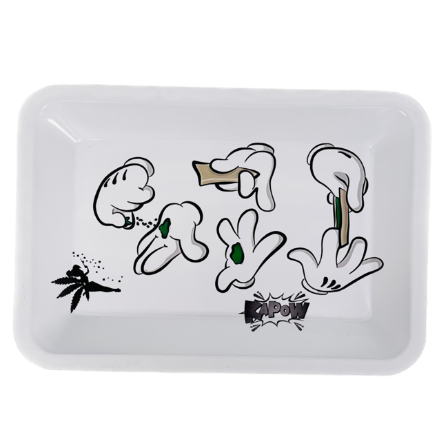 KAPOW KAPOW HANDS  WEED ROLLING TRAY-30